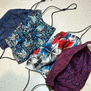 Robert Graham colorful masks - set of 4